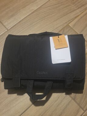 Calpak Black Men's Travel Dopp Kit